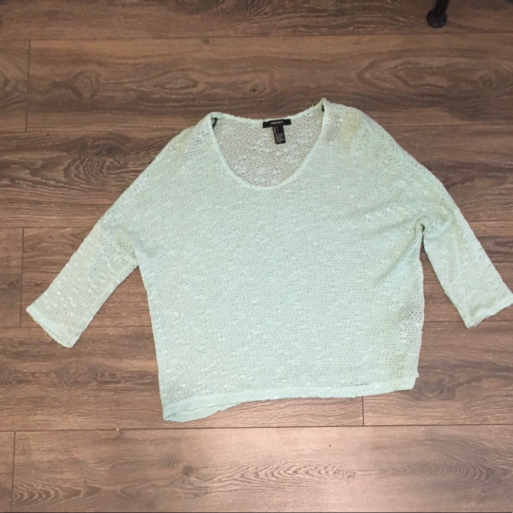 Knitted, lightweight top.